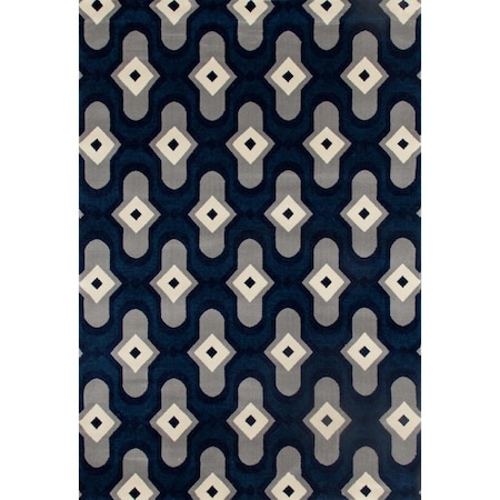 4 X 6 Ft. Troy Collection Protector Woven Area Rug, Peacock Blue